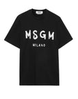 Msgm T-Shirt Logo Black