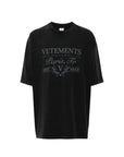 Vetements T-Shirt Paris Black - 1