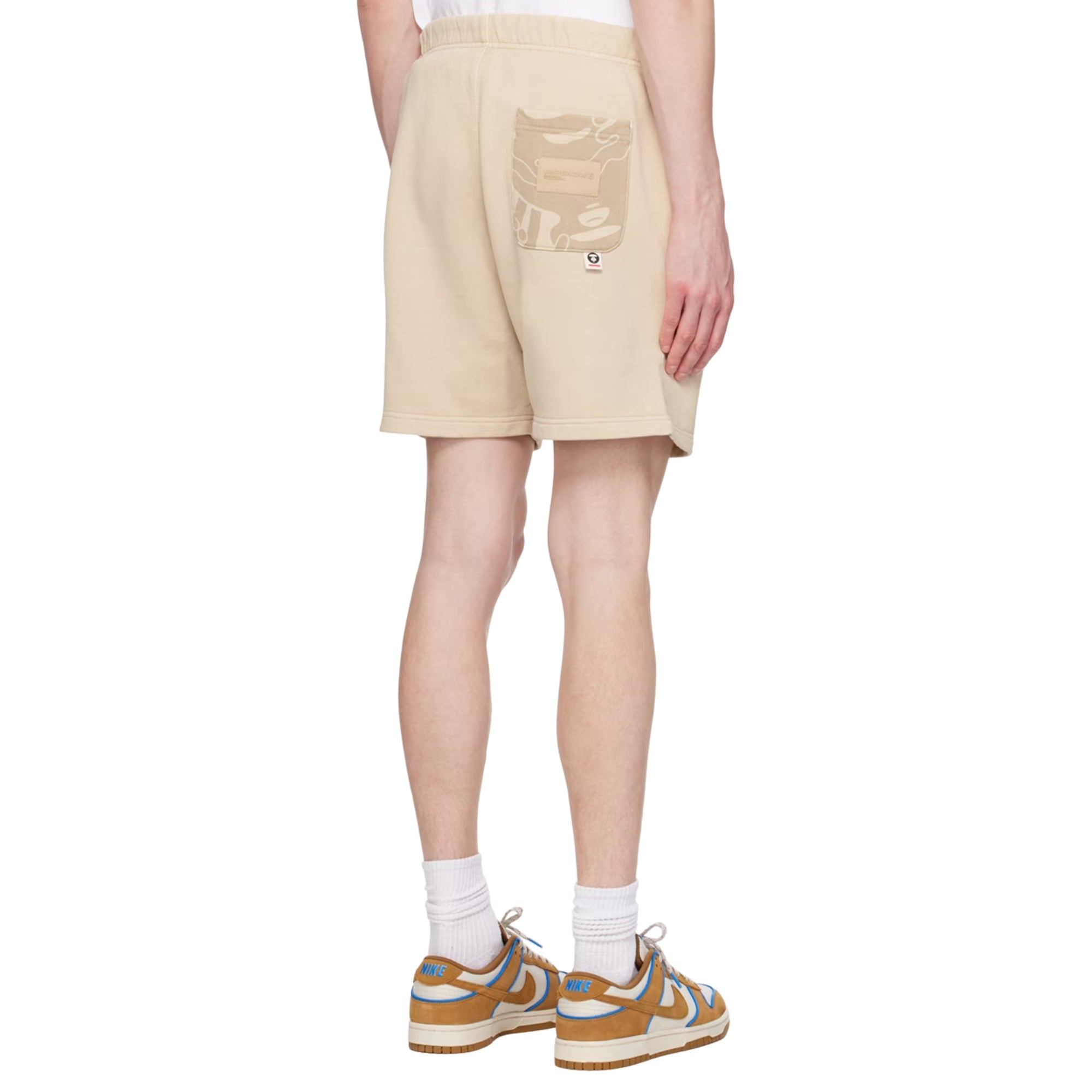 Aape Shorts Logo Light Beige