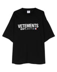 Vetements T-Shirt French Black - 1