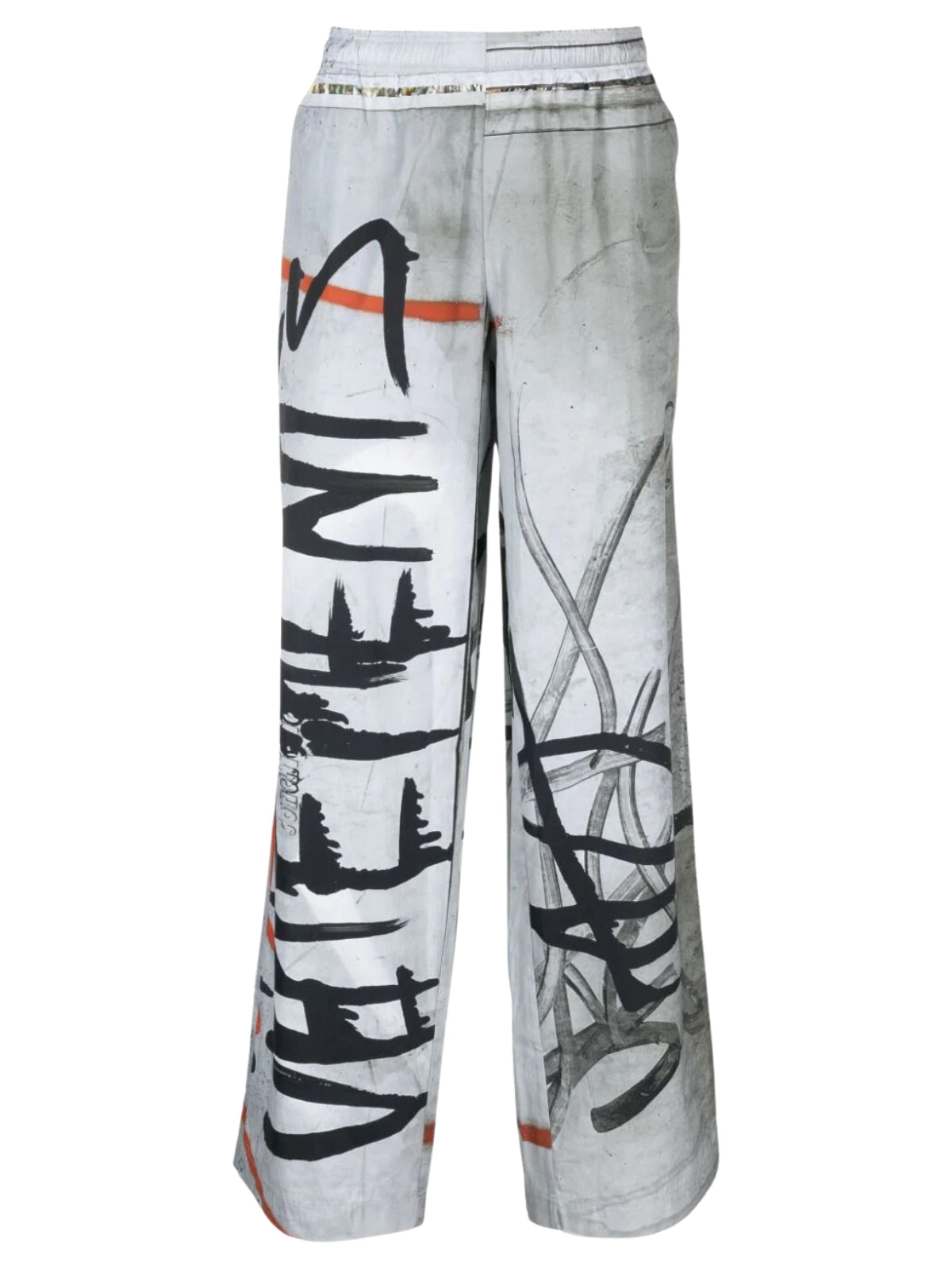 Vetements Pants Graffiti Grey - 1