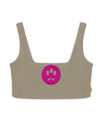 Barrow Top Crop Mid Logo Tan