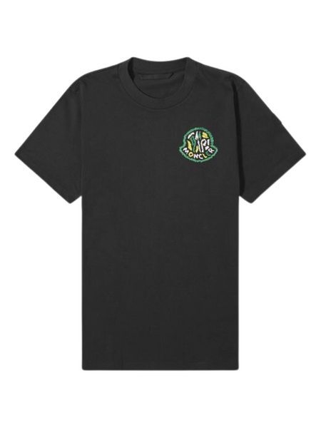 Moncler T-Shirt Logo Black - AL Capone Premium
