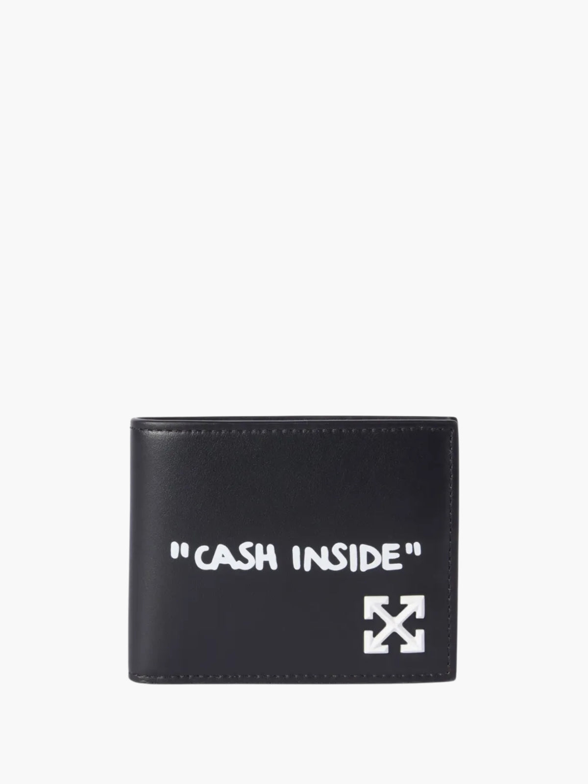 Off-White Wallet White Print Logo Black - AL Capone Premium