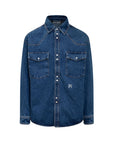 Palm Angels Shirt Denim Bluie