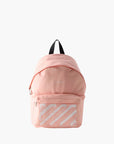 Off-White Bag White Stripe Print Pink