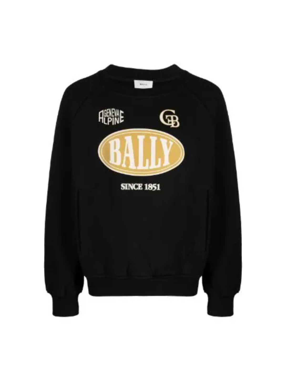 Bally Sweater Oval Logo Black - 1