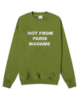 Drole De Monsieur Sweater Slogan Khaki