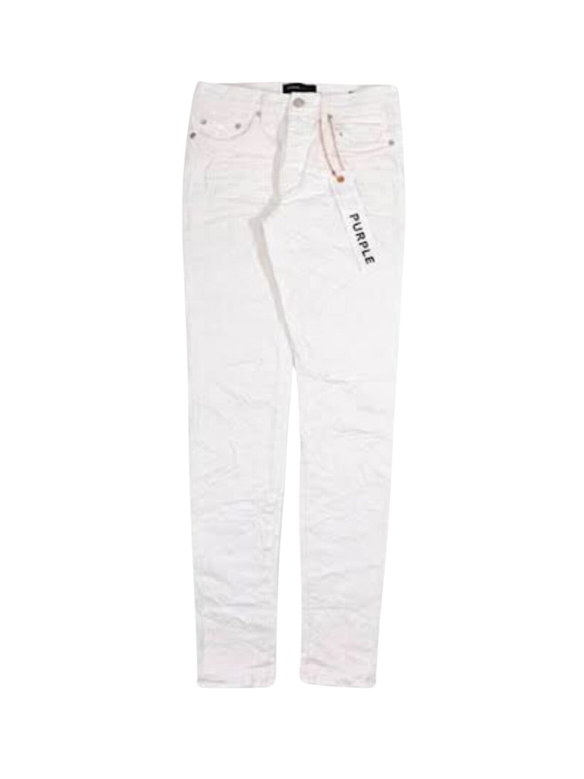 Purple Jeans Jacquard Monogram White