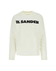 Jil Sander Sweater Logo White