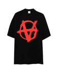 Vetements T-Shirt Anarchy Red-Black - 1