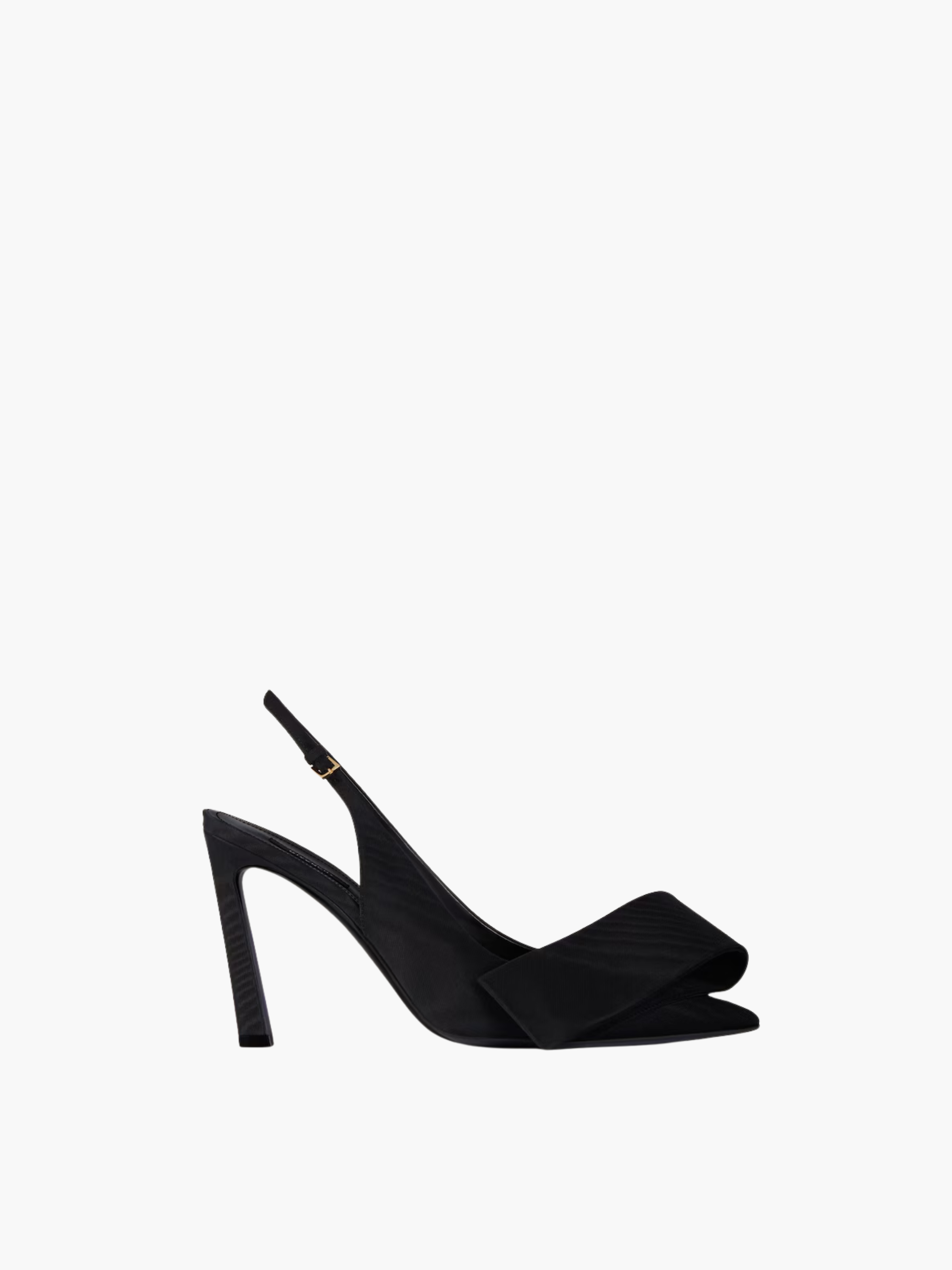 Givenchy Gh11 High Heel Ribbon Wrap Over Black