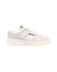 Msgm Sneaker Canvas Low White