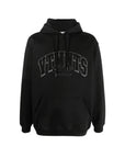 Vtmnts Sweater Logo Hoodie Mono Black