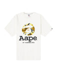 Aape T-Shirt Bold Centre Logo White - 1