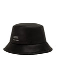 Ami Bucket Hat Alexandre Mattiussi Lamb Leather Black - 1