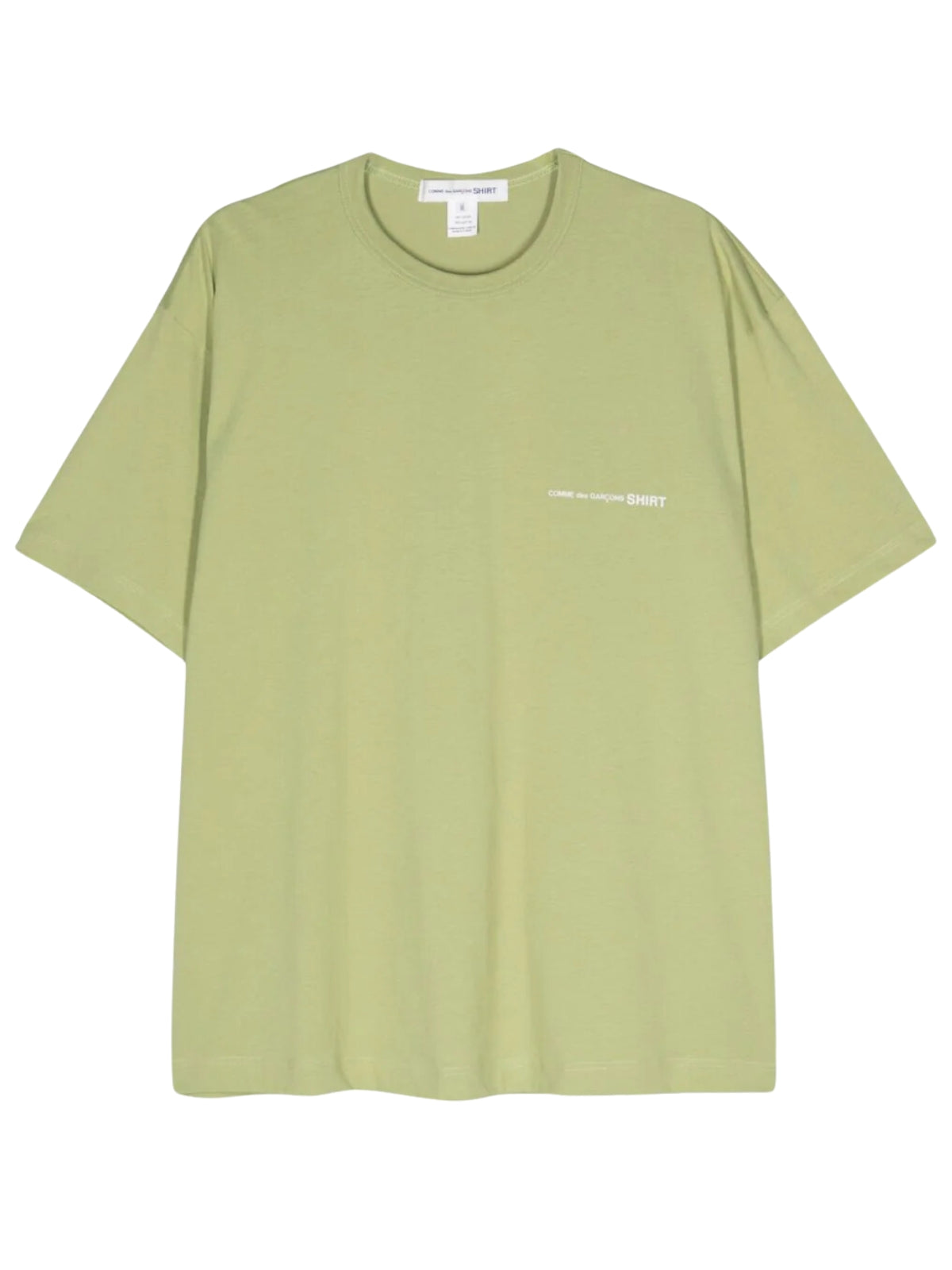 Comme Des Garcons T-Shirt Oversized Logo Khaki