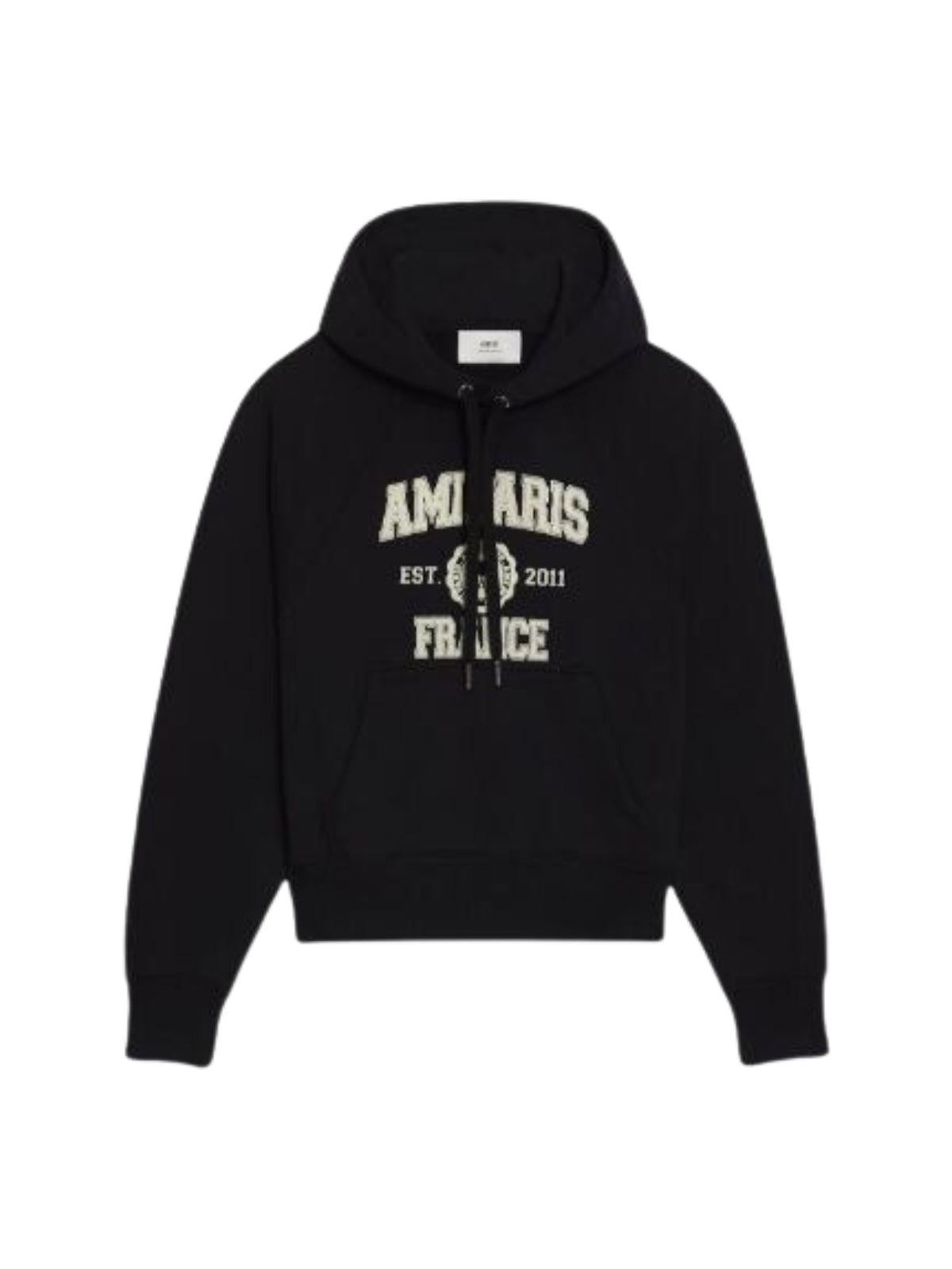 Ami Sweater Logo Hoodie Black - 1