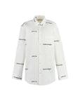 Balenciaga Shirt Allover Bb White - 1