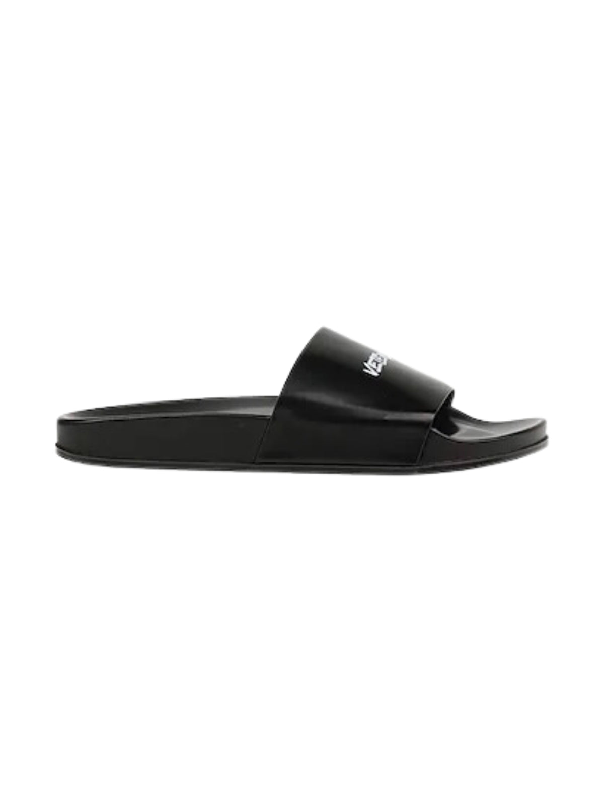 Vetements Slides Logo Black - 1