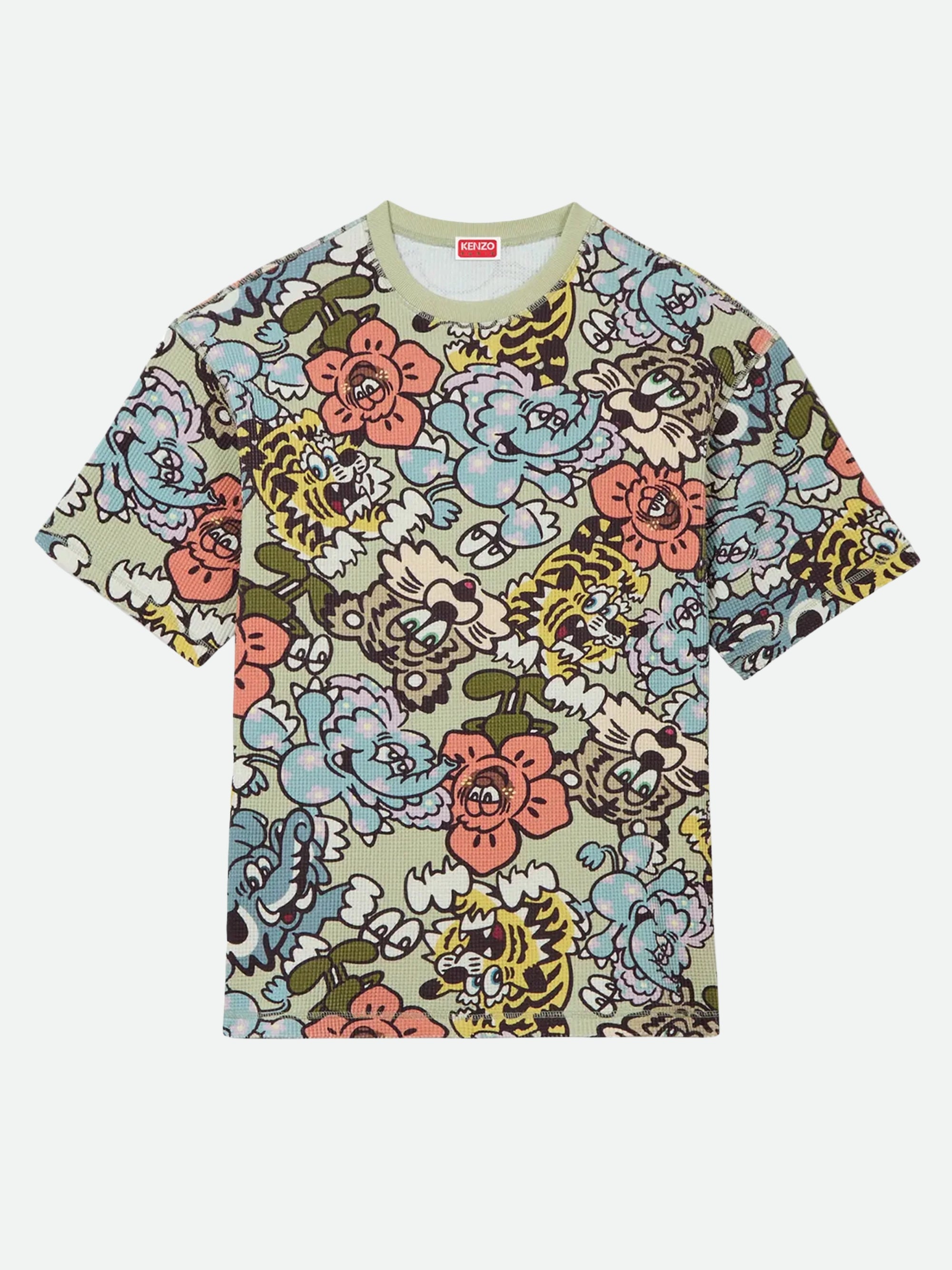 Kenzo Crew Allover Print Multi
