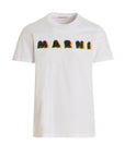 Marni T-Shirt Logo Off- White