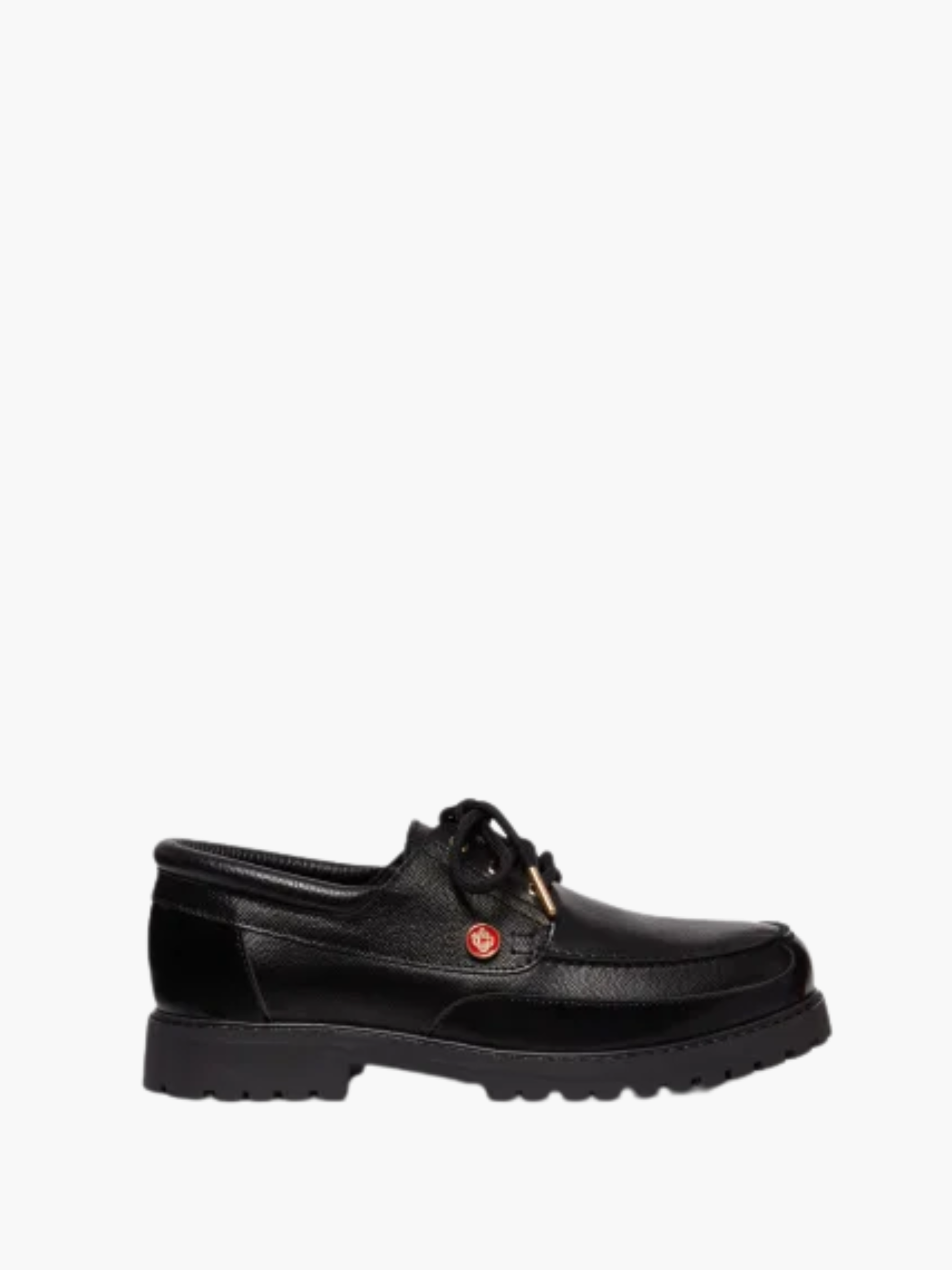 Casablanca Mens Hideki Boat Shoe Brougues Black