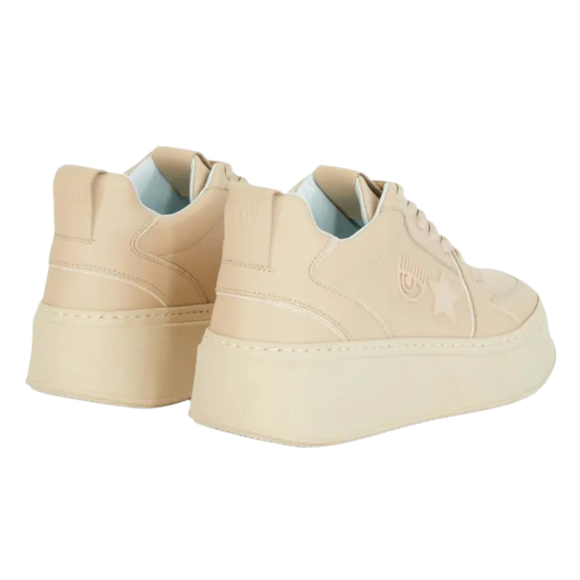 Chiara Ferragni Sneaker School Total Beige