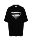 Vetements T-Shirt Multi Logo Black - 1