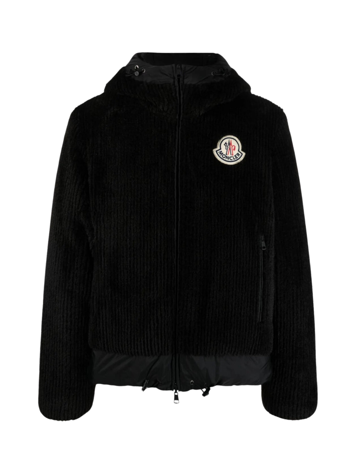 Moncler Jacket Tejat Logo Black - 1