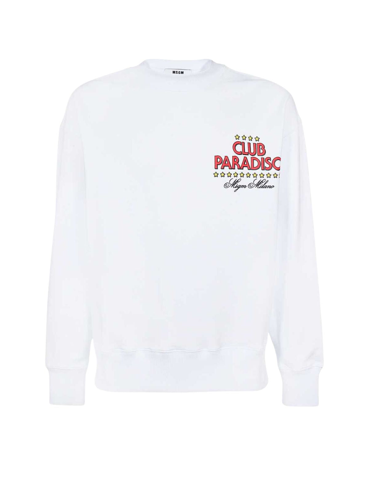 Msgm Sweater Club Paradiso White - 1