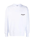 Msgm Sweater Logo Black-White - 1