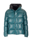 Moncler Jacket Dervox Quilted Logo Teal - 1