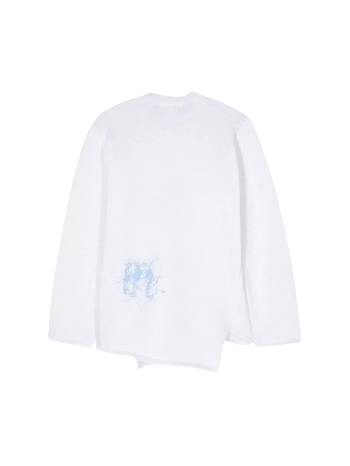 Comme Des Garcons Sweater Splatter Yellow-Blue-Khaki-White