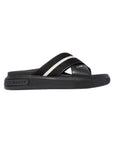 Bally Slides Calf Plain Black/White - 1