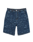 Marni Shorts Allover Print Denim