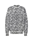 Vetements Sweater Ladies Allover Logo White - 1