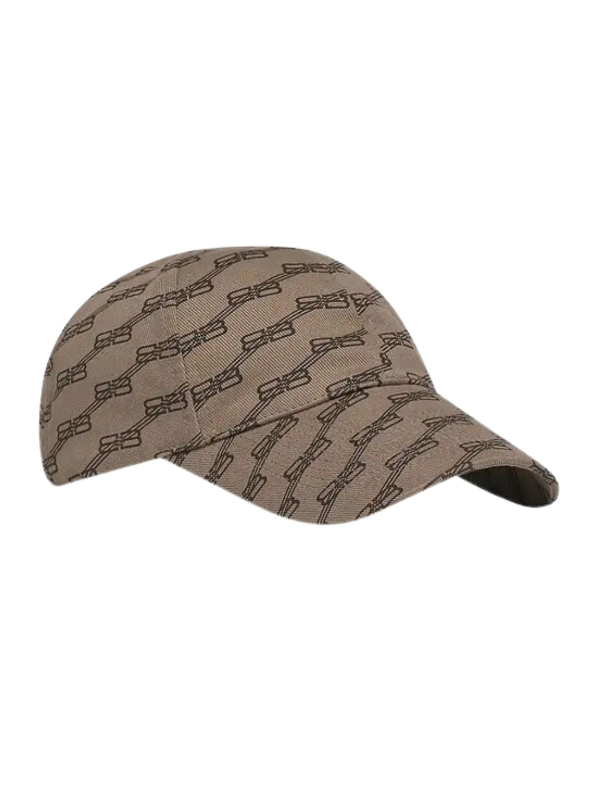 Balenciaga Cap Allover Bb Khaki - 1