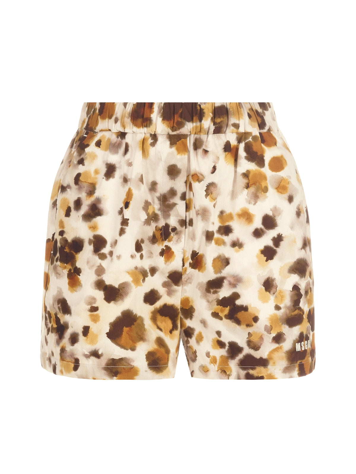 Msgm Shorts Ladies Allover Print Multi