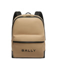 Bally Bag Backpack Logo Tan - 1