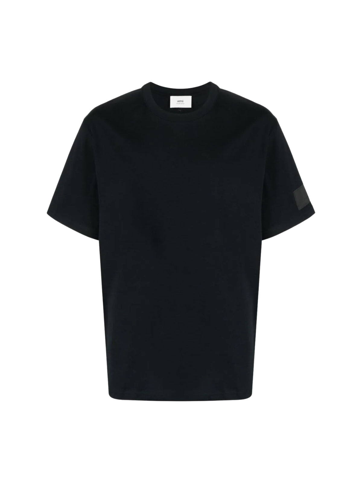 Ami T-Shirt Logo Sleeve Black - 1