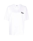 Msgm T-Shirt Logo White