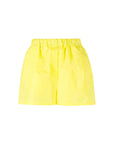 Msgm Shorts Bermuda Yellow - 1