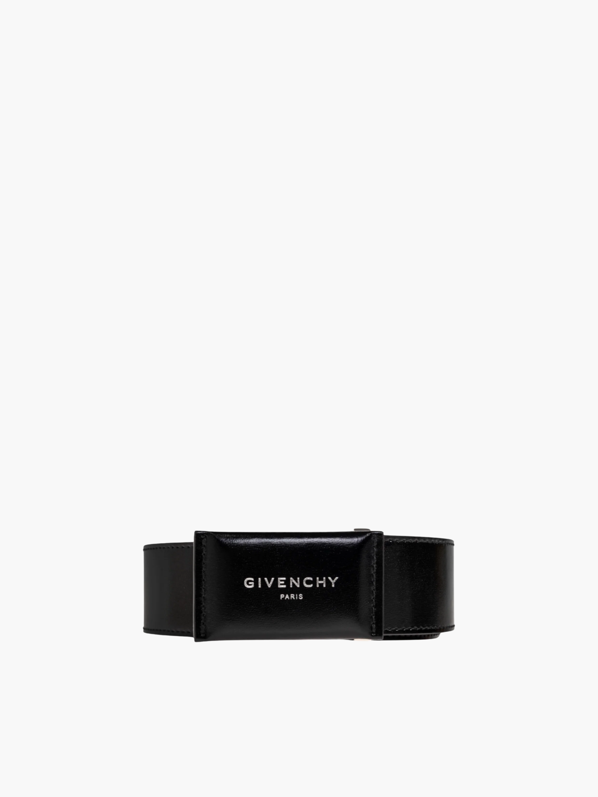Givenchy Logo Belt Logo Buckle Black