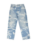 Nahmias Jeans Patterned Bleach Baggy Light Wash