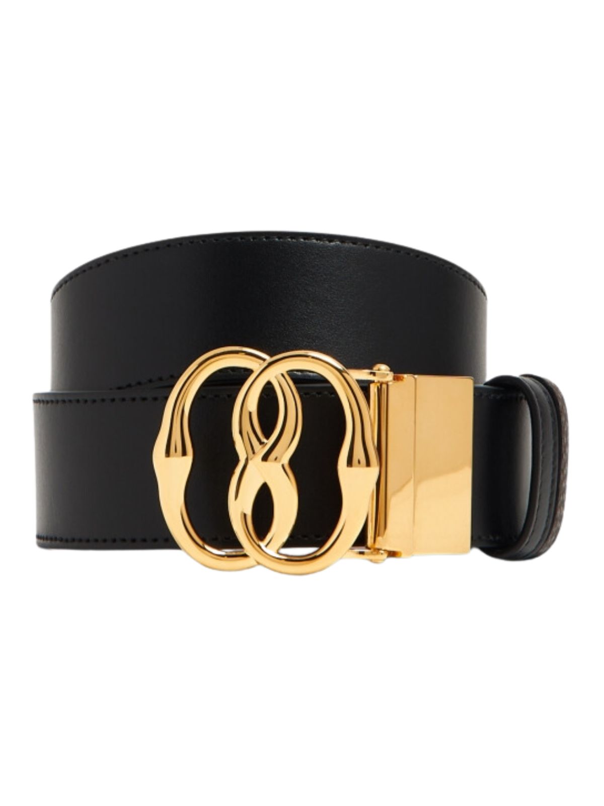 Bally Belt Buckle Logo Gold-Black - 1