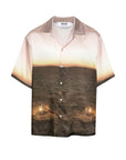 Msgm Shirt Sunset Multicolour