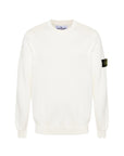 Stone Island Sweater Sleeve Logo White