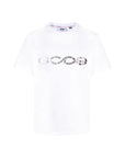 Gcds T-Shirt Reflective Print Logo White