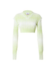 Gcds Crop Top Braids Lime